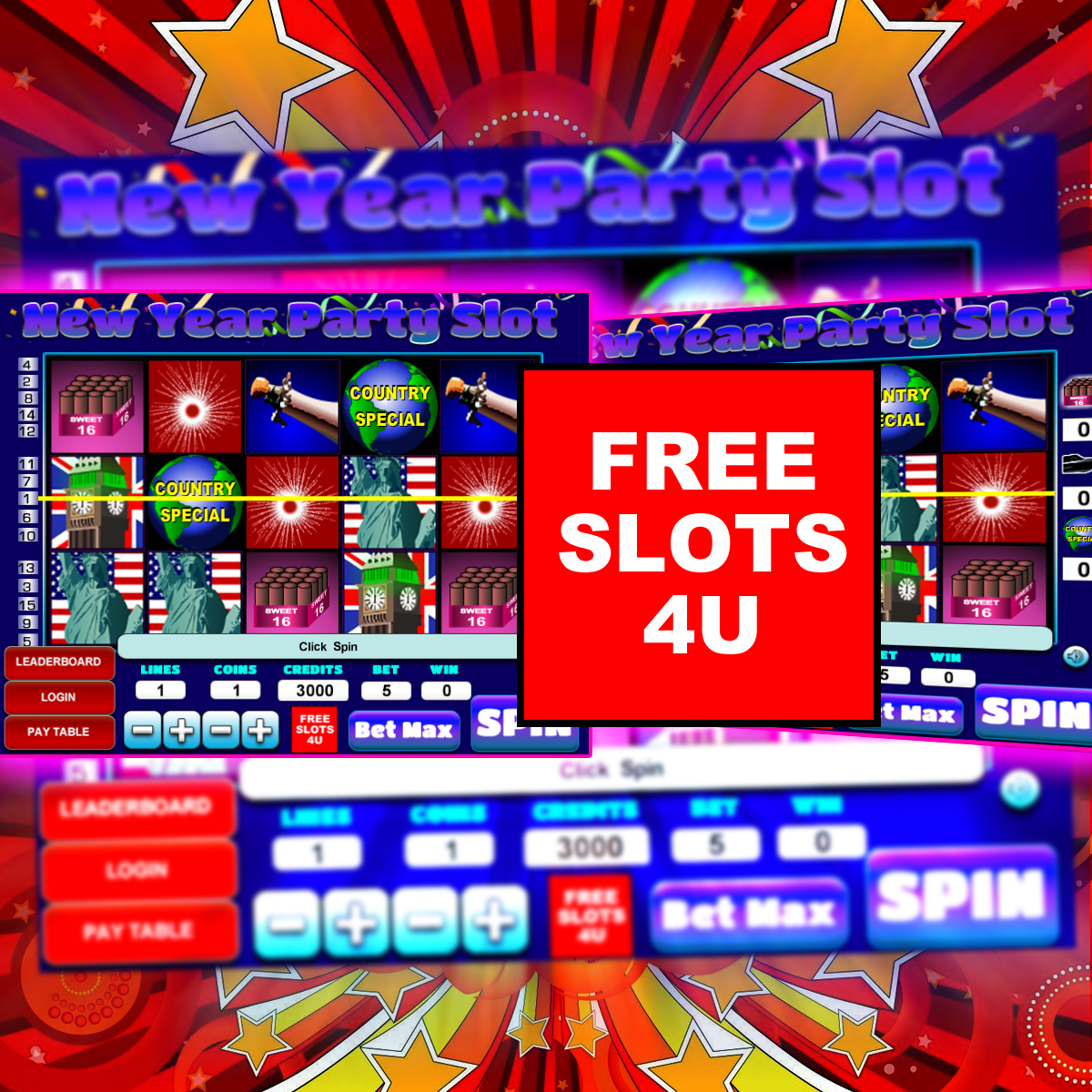 Free party bonus slot games real money